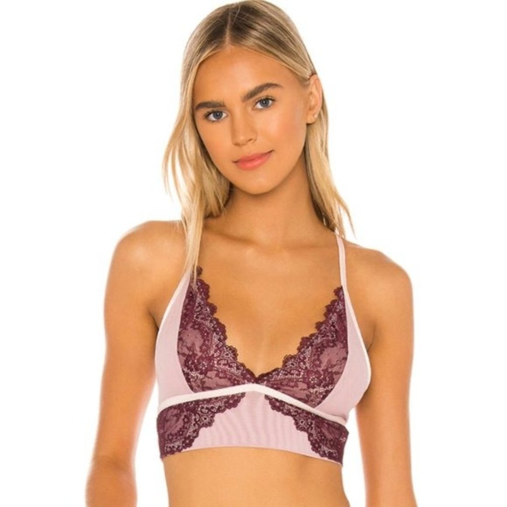 NWT Free People Lea Soft Bralette Large